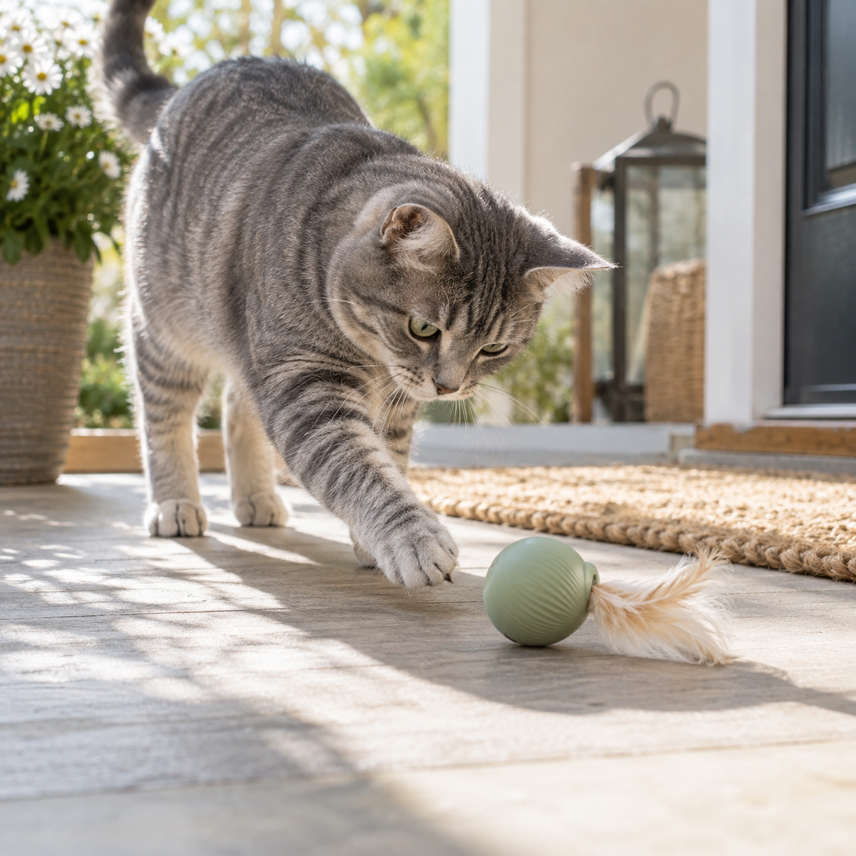 Rechargeable Interactive Cat Ball Toy