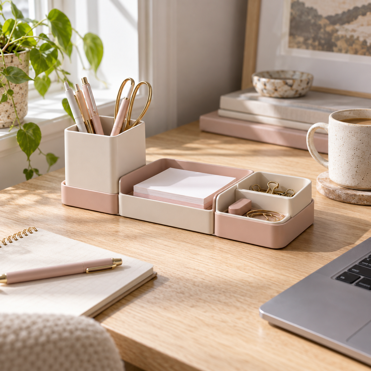 Modular Desktop Organizer Set
