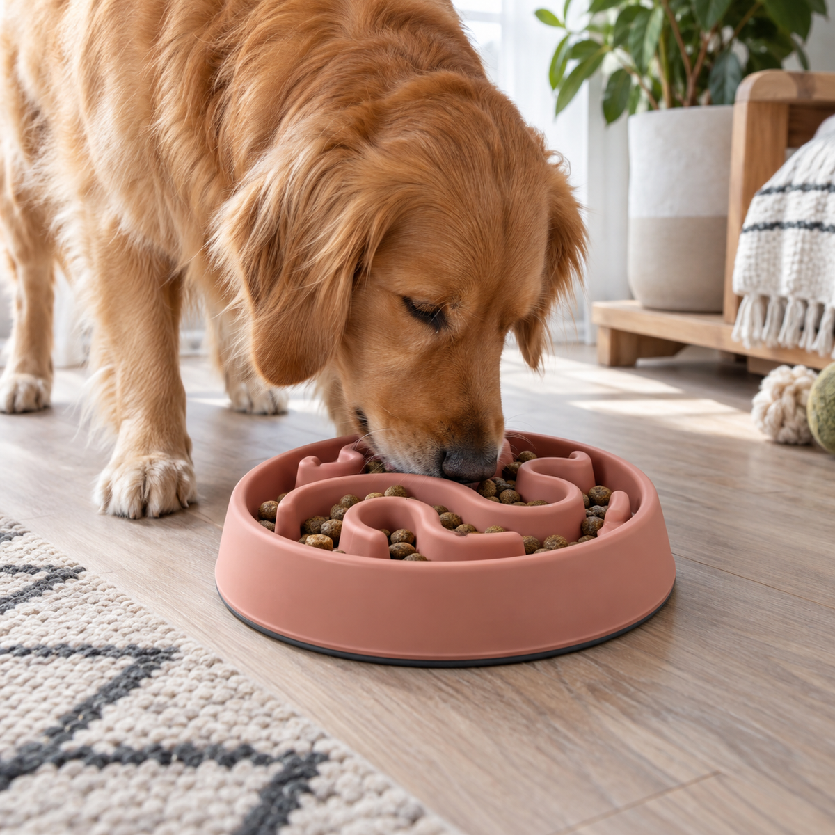 Silicone Pet Slow Feeder Bowl