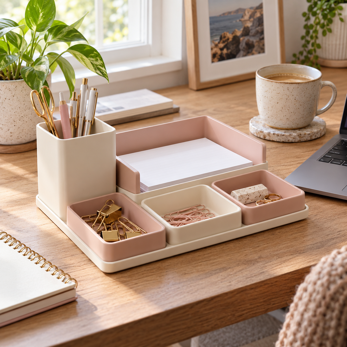 Modular Desktop Organizer Set