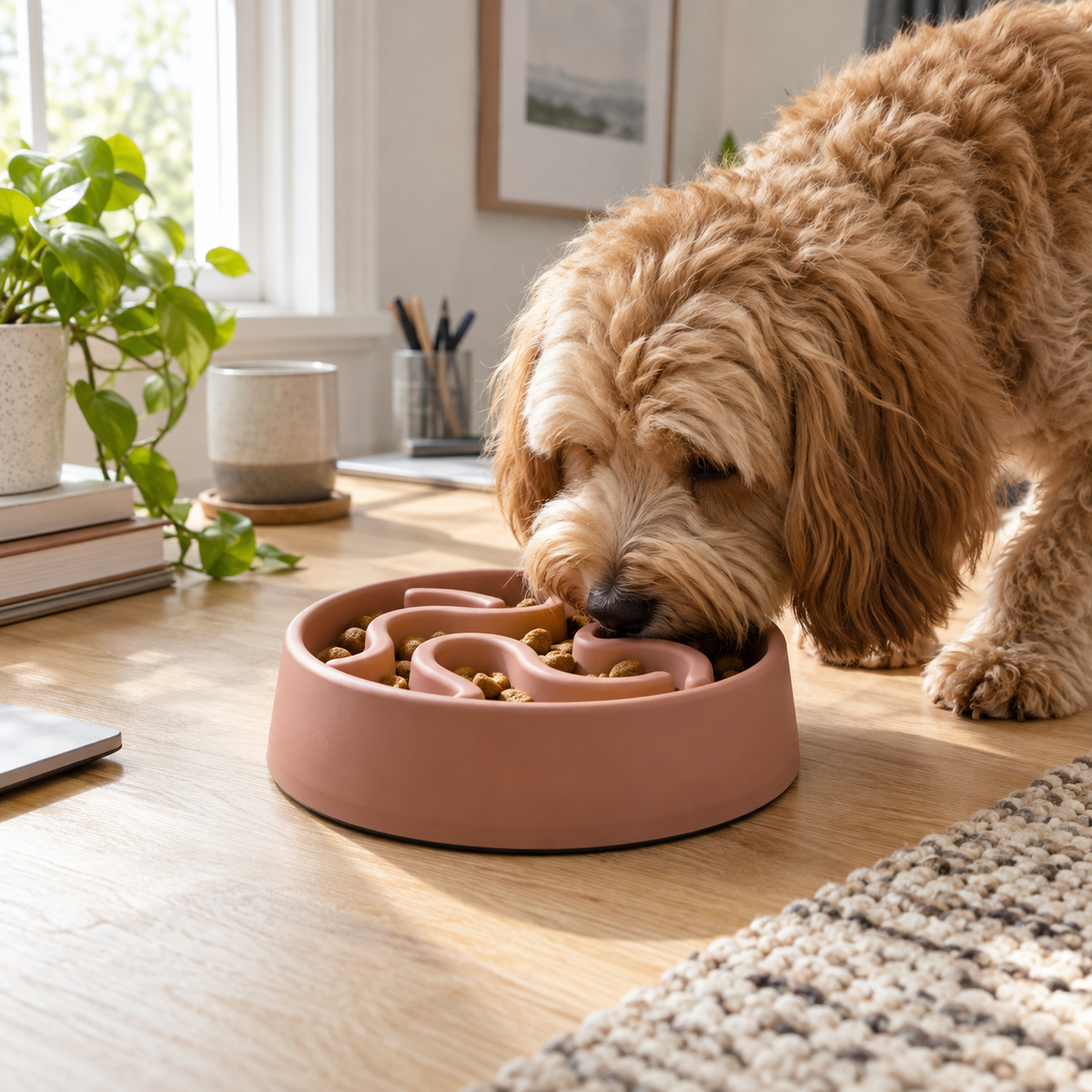 Silicone Pet Slow Feeder Bowl