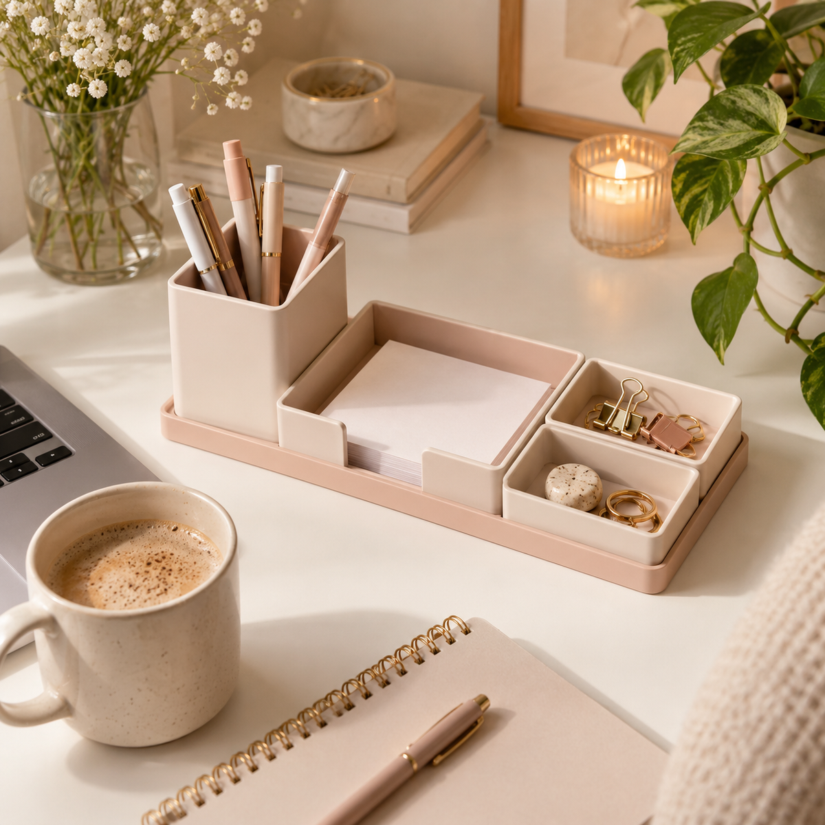 Modular Desktop Organizer Set