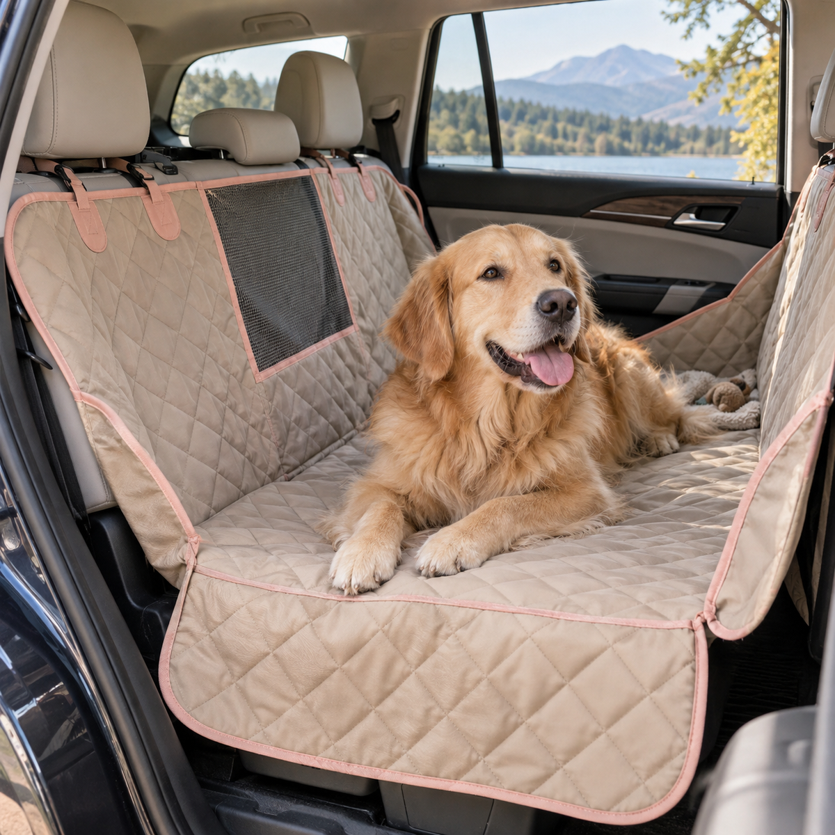Quilted Car Pet Seat Protector