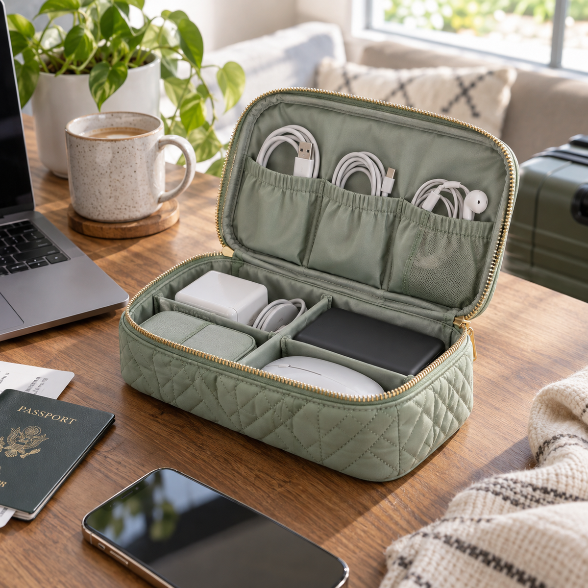 Electronics Travel Organizer Pouch