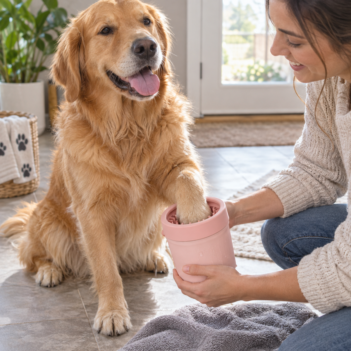 Silicone Paw Cleaner Cup